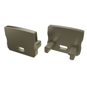 LUMINES Koncovka A VYSOKÁ z nerezové oceli s otvorem