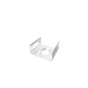 MET mounting clip for LUMINES atom profile, white lacquered