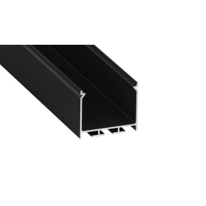 TEKKNI NORS Set, black, transparent cover, 2.02 m