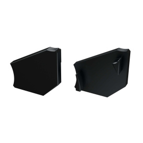 Koncovka Lumines ALU černá pravá