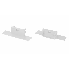 Koncová krytka LUMINES ZATI bílá s otvorem