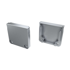 LUMINES ALU koncová krytka DILEDA stříbrná