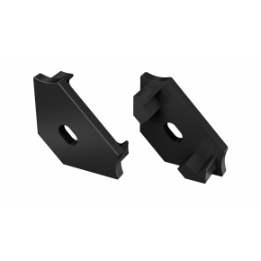 LUMINES ALU koncová krytka C černá s otvorem LUMINES ALU koncová krytka C černá s otvorem