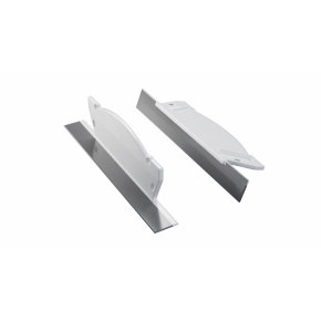 Koncovka ALU LUMINES VEDA bílá s otvorem