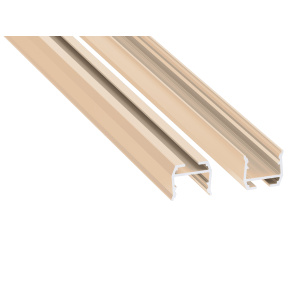 Profil LUMINES typu osový, světle slonovinový lak, 3 m Profil LUMINES typu osový, světle slonovinový lak, 3 m