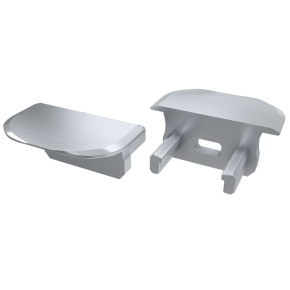 Koncovka LUMINES B šedá s kulatým otvorem Koncovka LUMINES B šedá s kulatým otvorem