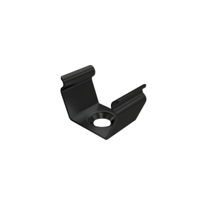 MET mounting clip for LUMINES MICO profile, black lacquered