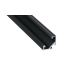 Profilový typ C Lumines anodizovaný černý, 3 m