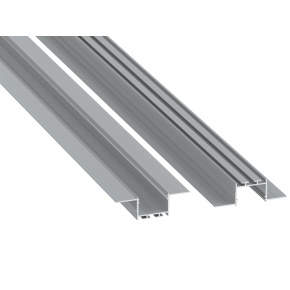 Profil LUMINES typu podobného stříbrně eloxovanému, 3 m