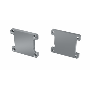 Koncová krytka LUMINES ALU Fasso stříbrná