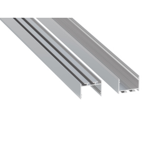 Profil LUMINES typu alba, neanodizovaný, 2,02 m