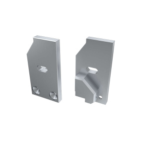 LUMINES ALU koncovka I6 6mm stříbrná pravá s otvorem