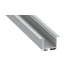 Profil typu Lumines z eloxovaného stříbrného hliníku, 1 m
