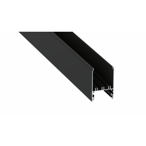 Profil LUMINES typu Foldo, černě eloxovaný, 1 m
