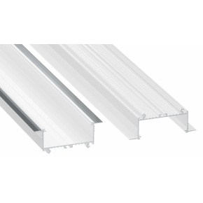 Profil typu Lumines SORGA v bílém laku, 1 m Profil typu Lumines SORGA v bílém laku, 1 m