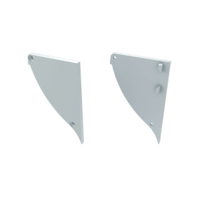 Koncovka LUMINES ALU CONVA bílá levá