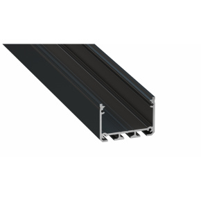 Profil svítidla Lumines typu ILEDO v lakované černé barvě, 2 m.