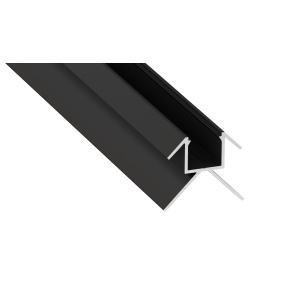 Profil LUMINES typu Canto v černém lakovaném provedení, délka 3 m. Profil LUMINES typu Canto v černém lakovaném provedení, délka 3 m.