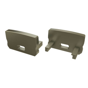 LUMINES Koncovka D HIGH nerez s otvorem