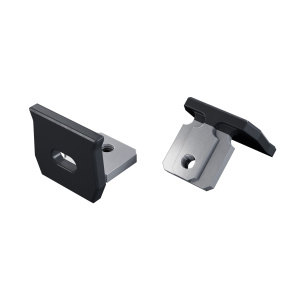 LUMINES ALU koncová krytka Anthracitová lakovaná s otvorem