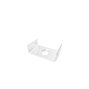 MET mounting clip for LUMINES RAI profile, white lacquered