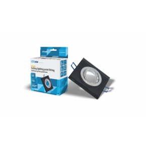 Stropní svítidlo QUADRO skleněné čtvercové černé Stropní svítidlo QUADRO skleněné čtvercové černé