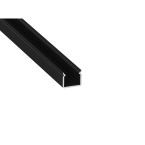 Lumines profile type SEI black anodized, 3 m