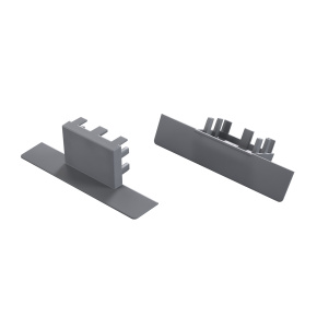 LUMINES Koncová krytka v šedé barvě