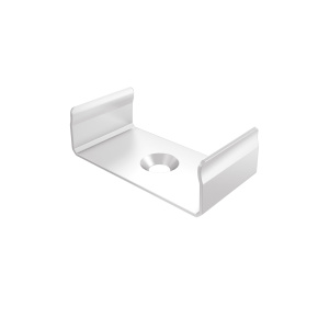 MET mounting clip for LUMINES DUAL profile, white lacquered MET mounting clip for LUMINES DUAL profile, white lacquered