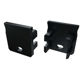 LUMINES Koncovka Y černá s otvorem LUMINES Koncovka Y černá s otvorem