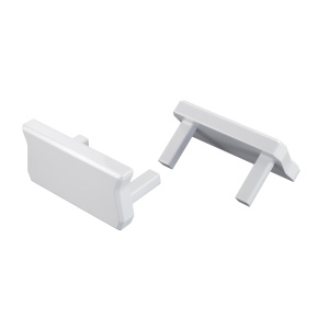 Koncová část svítidla LUMINES ALU, bílá lakovaná