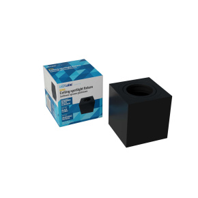 Stropní bodové svítidlo SPOT NORD čtvercové černé Stropní bodové svítidlo SPOT NORD čtvercové černé