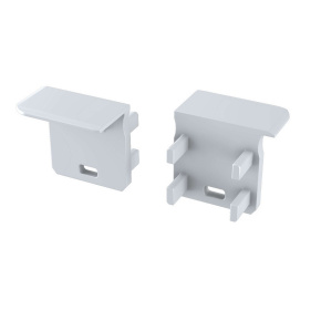 LUMINES ALU koncová krytka J bílá pravá s otvorem LUMINES ALU koncová krytka J bílá pravá s otvorem