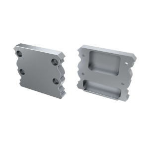 LUMINES ALU koncová krytka TALIA stříbrná LUMINES ALU koncová krytka TALIA stříbrná