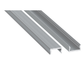 Profil LUMINES typu atom stříbrně eloxovaný 3 m Profil LUMINES typu atom stříbrně eloxovaný 3 m