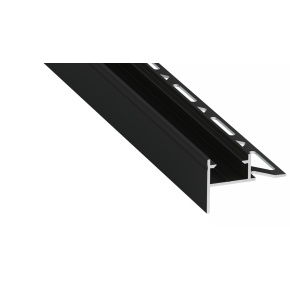 Profil LUMINES typu MITO v černém lakovaném provedení, 2,02 m