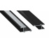 Profil typu Lumines APA12 v černém laku, 3 m