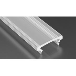 Vysoce transparentní PMMA stínítko pro LED osvětlení, délka 3 m. Vysoce transparentní PMMA stínítko pro LED osvětlení, délka 3 m.