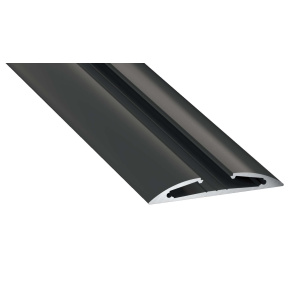 Profil typu Lumines Reto, černý eloxovaný, 3 m