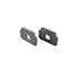 LUMINES ALU End cap TECO silver anodized with a hole