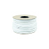 Braided cable 2x0.75 white - coated