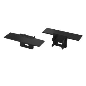 LUMINES Koncovka Gaudi černá s otvorem