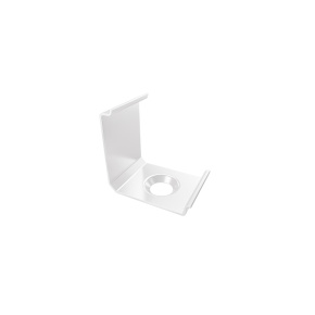 MET mounting clip for LUMINES ajar profile, white lacquered