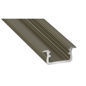 Profilový typ B Lumines eloxovaný nerezový, 3 m Profilový typ B Lumines eloxovaný nerezový, 3 m