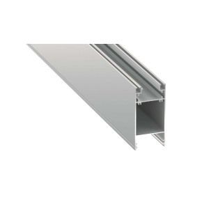 Profil svítidla Lumines typu DULIO v anodizoványstříbrném provedení, délka 2,2 m.