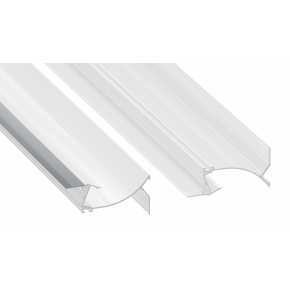 Profil Lumines typu Topo v bílém laku, 3 m Profil Lumines typu Topo v bílém laku, 3 m