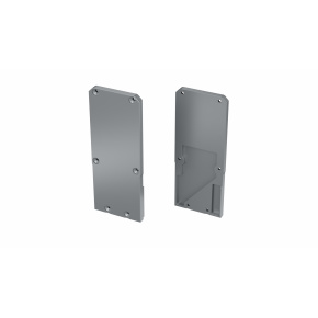 Koncové krytky LUMINES UNICO + TALIA M2 stříbrná levá