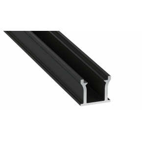Profilový typ Lumines Runo lakovaný černý, 1 m
