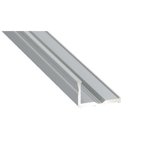 Profil typu E Lumines v anodizovaném stříbrném provedení, 2,02 m Profil typu E Lumines v anodizovaném stříbrném provedení, 2,02 m