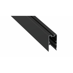 Svítidlo typu Lumines profil Fixo M1 v černém lakovaném provedení, délka 1 m. Svítidlo typu Lumines profil Fixo M1 v černém lakovaném provedení, délka 1 m.